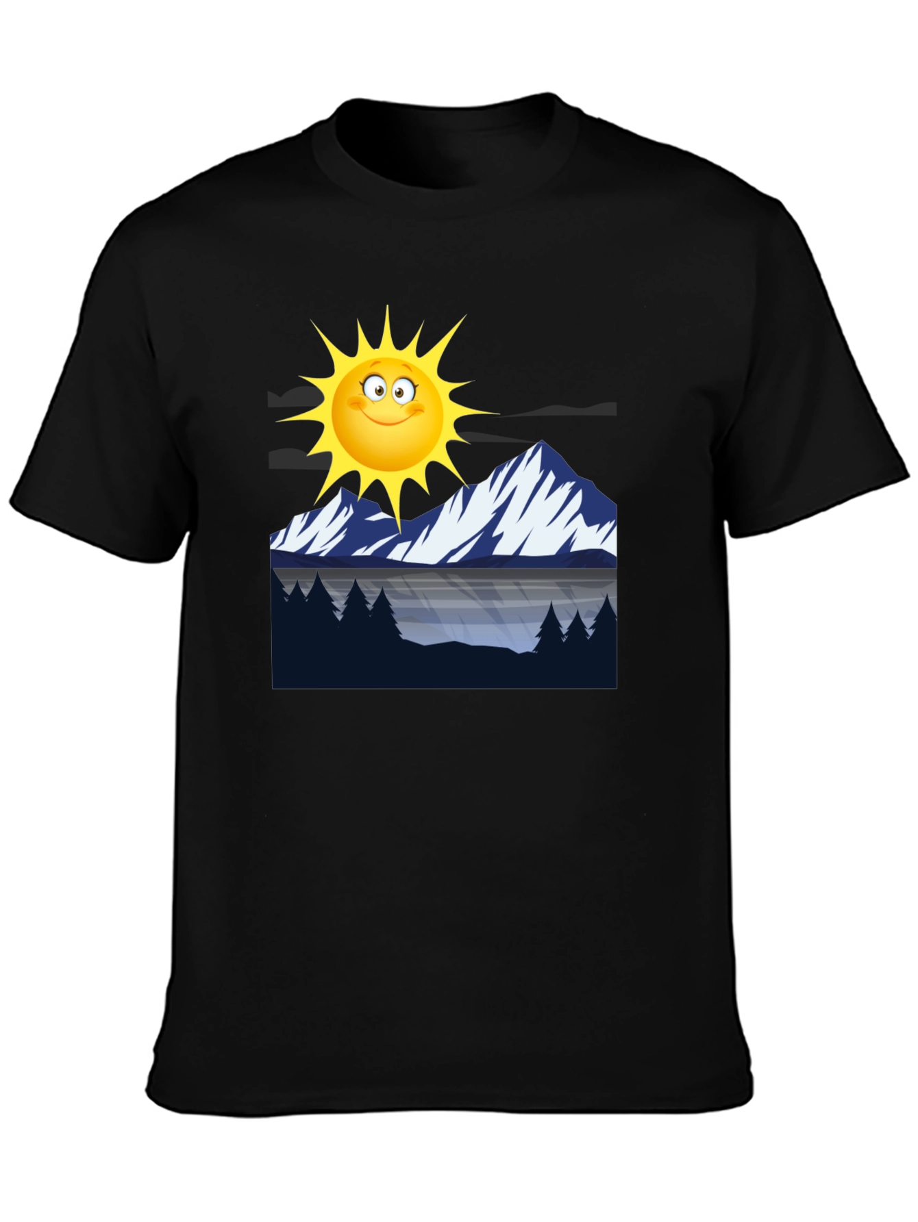 Sun & Mountains Graphic Tee - Relaxed Fit