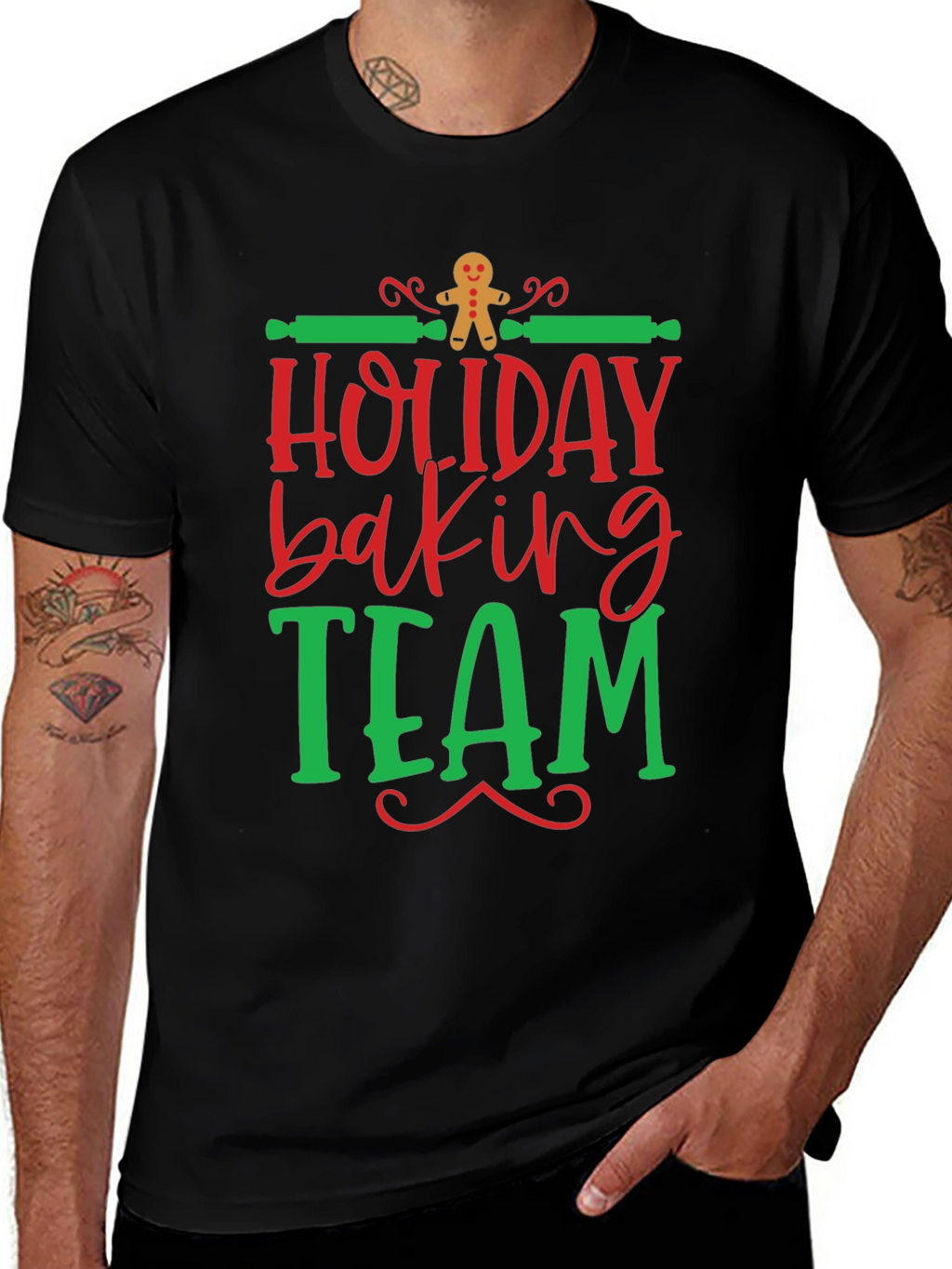 Holiday Baking Team Graphic T-Shirt