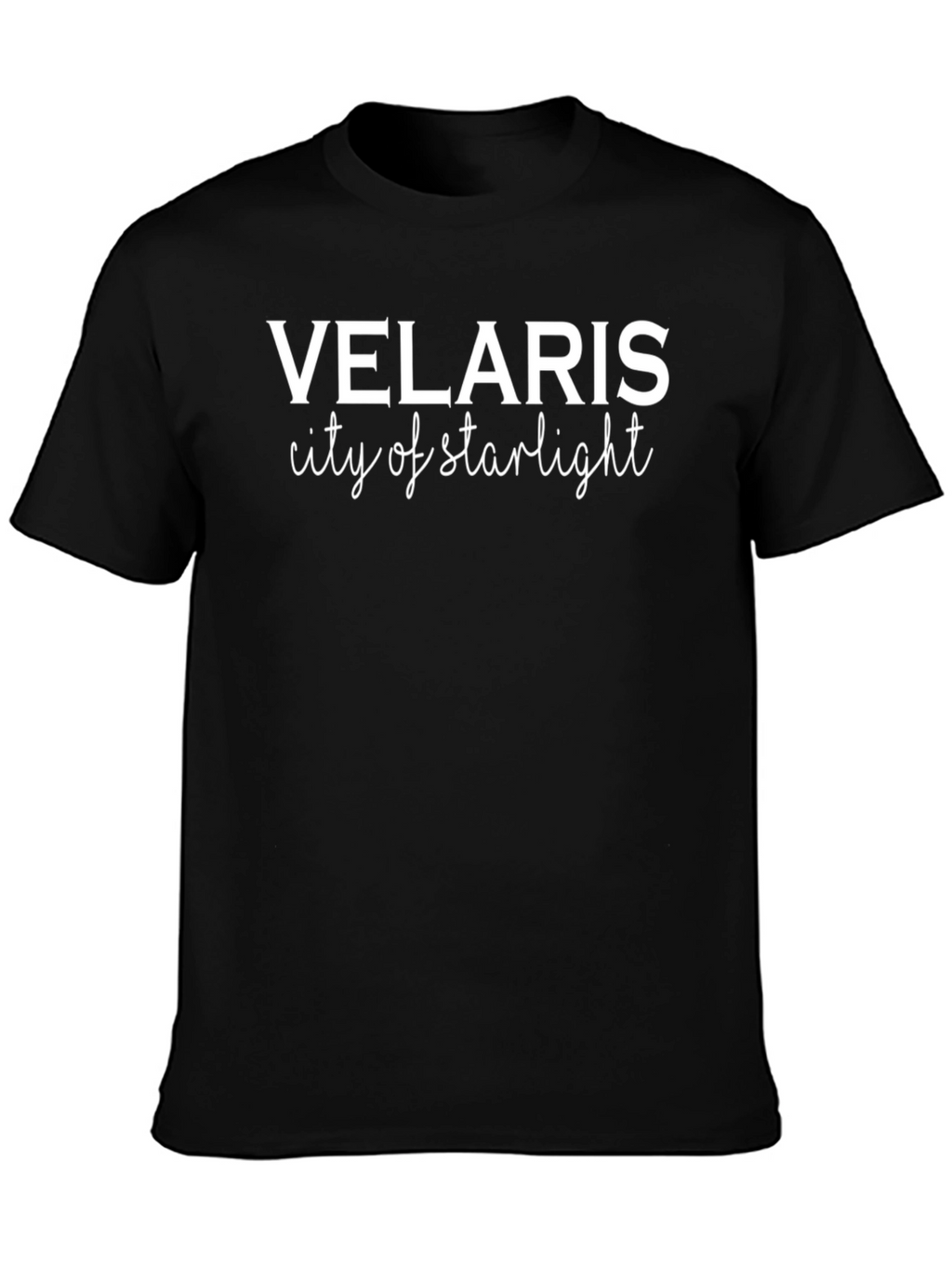 Velaris City of Starlight Black Graphic Tee