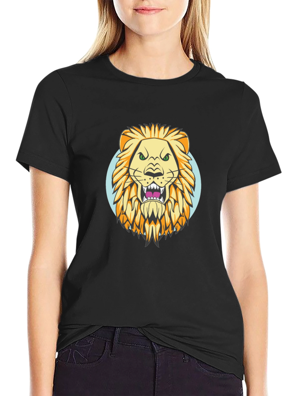 Lion Graphic Tee - Fierce Style