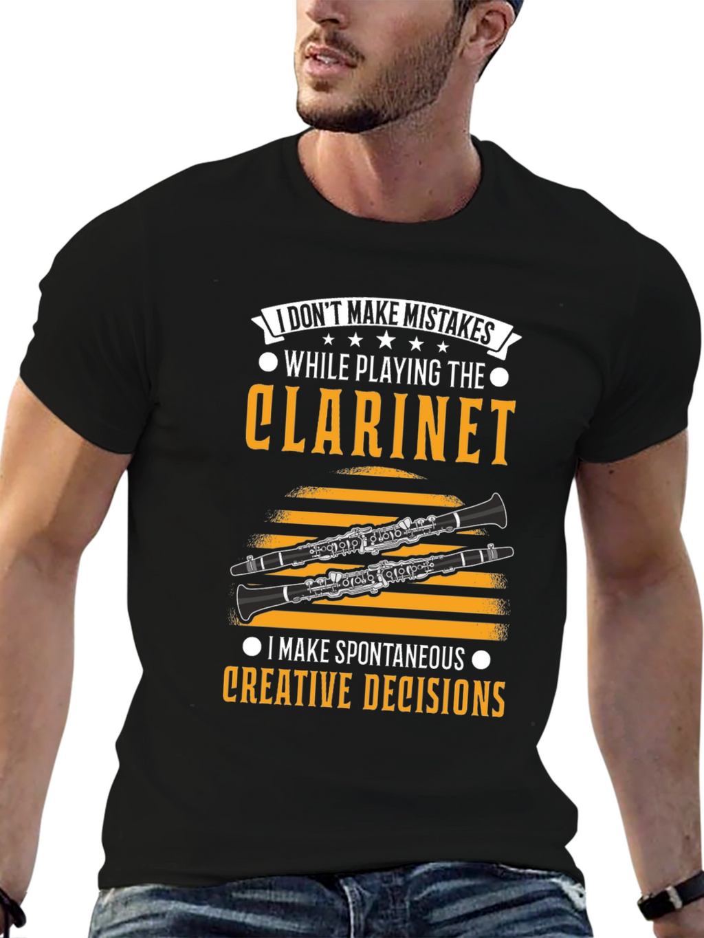 Clarinet Player T-Shirt - Humorous Music Gift