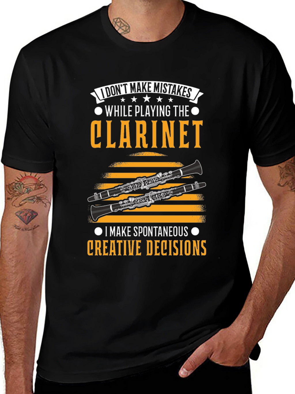 Clarinet Player T-Shirt - Humorous Music Gift