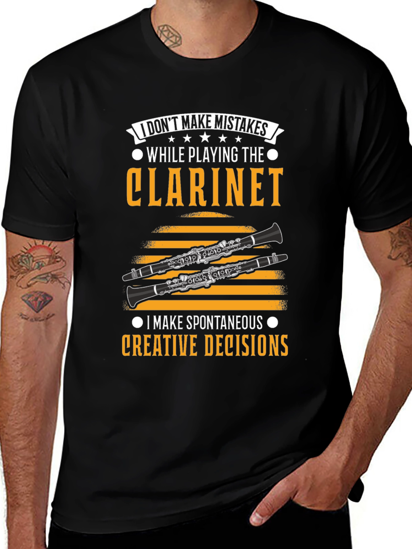 Clarinet Player T-Shirt - Humorous Music Gift