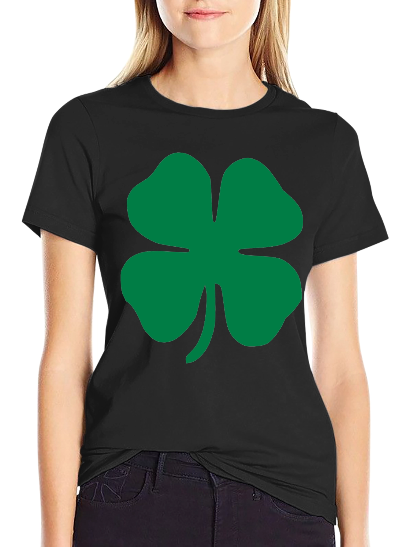 Lucky Clover Black T-Shirt