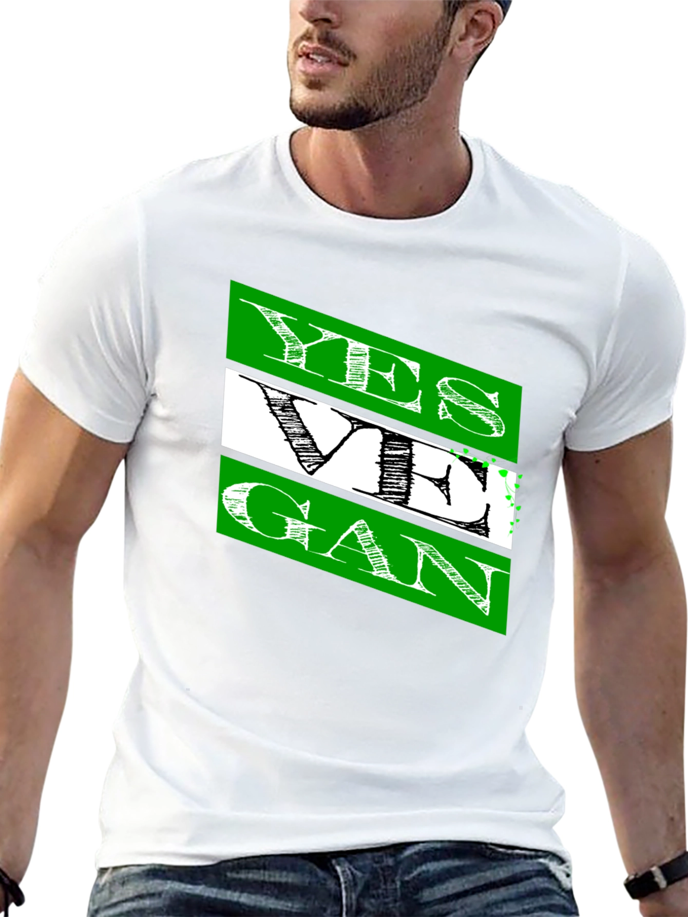 Yes Vegan Again Graphic T-Shirt - Stylish & Comfy