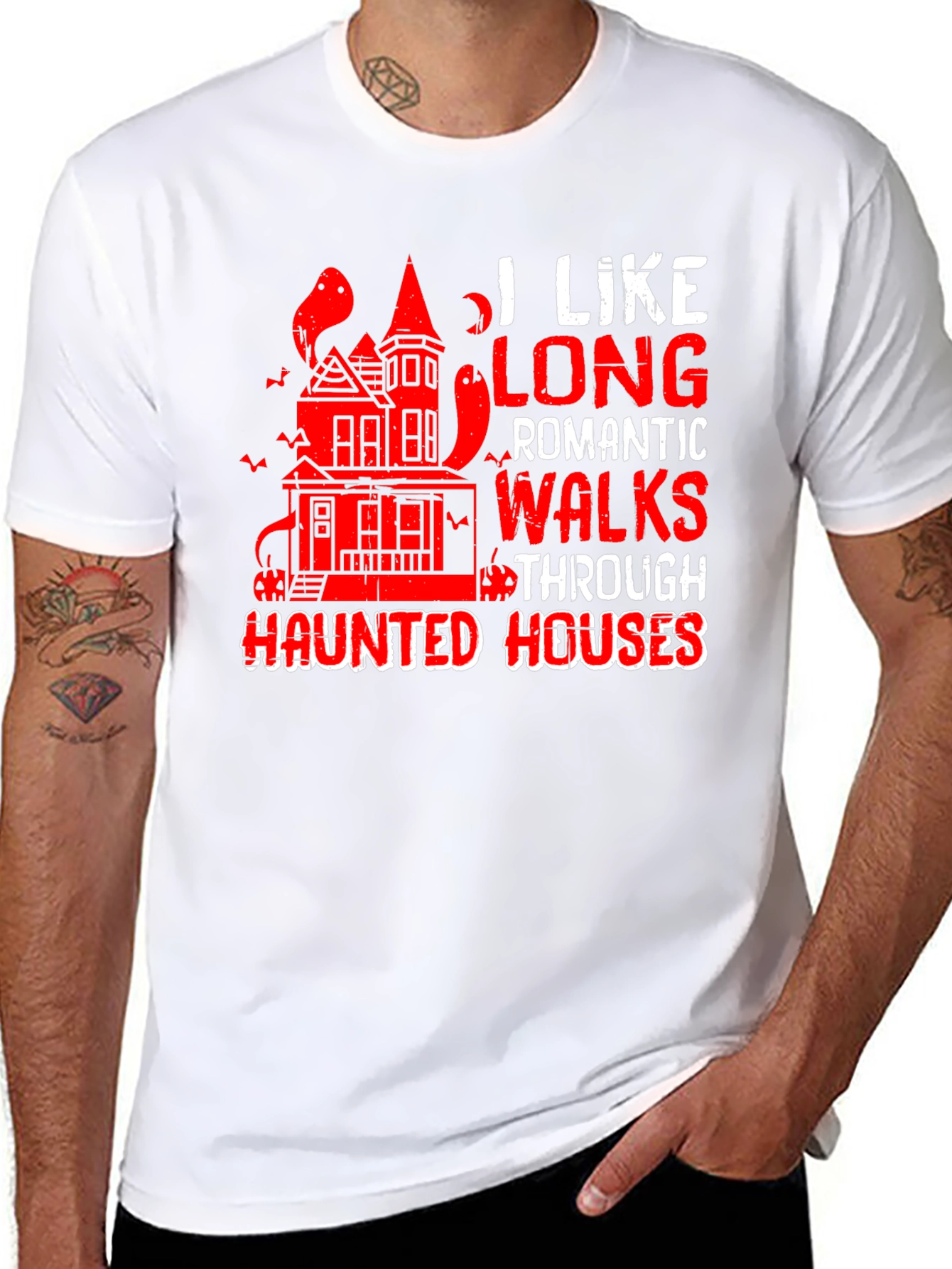 Haunted Houses T-Shirt: Long Romantic Walks