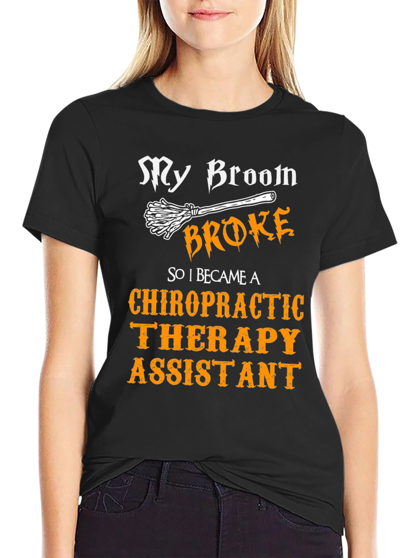 Chiropractic Therapy Assistant Halloween T-Shirt