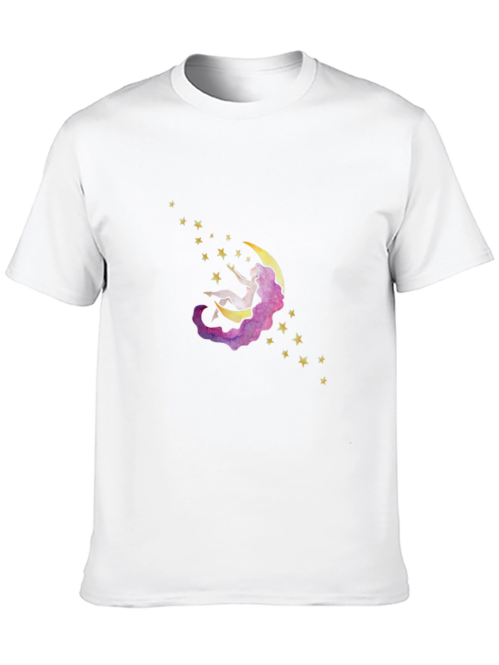Moon Dreamer T-Shirt - Black Cotton