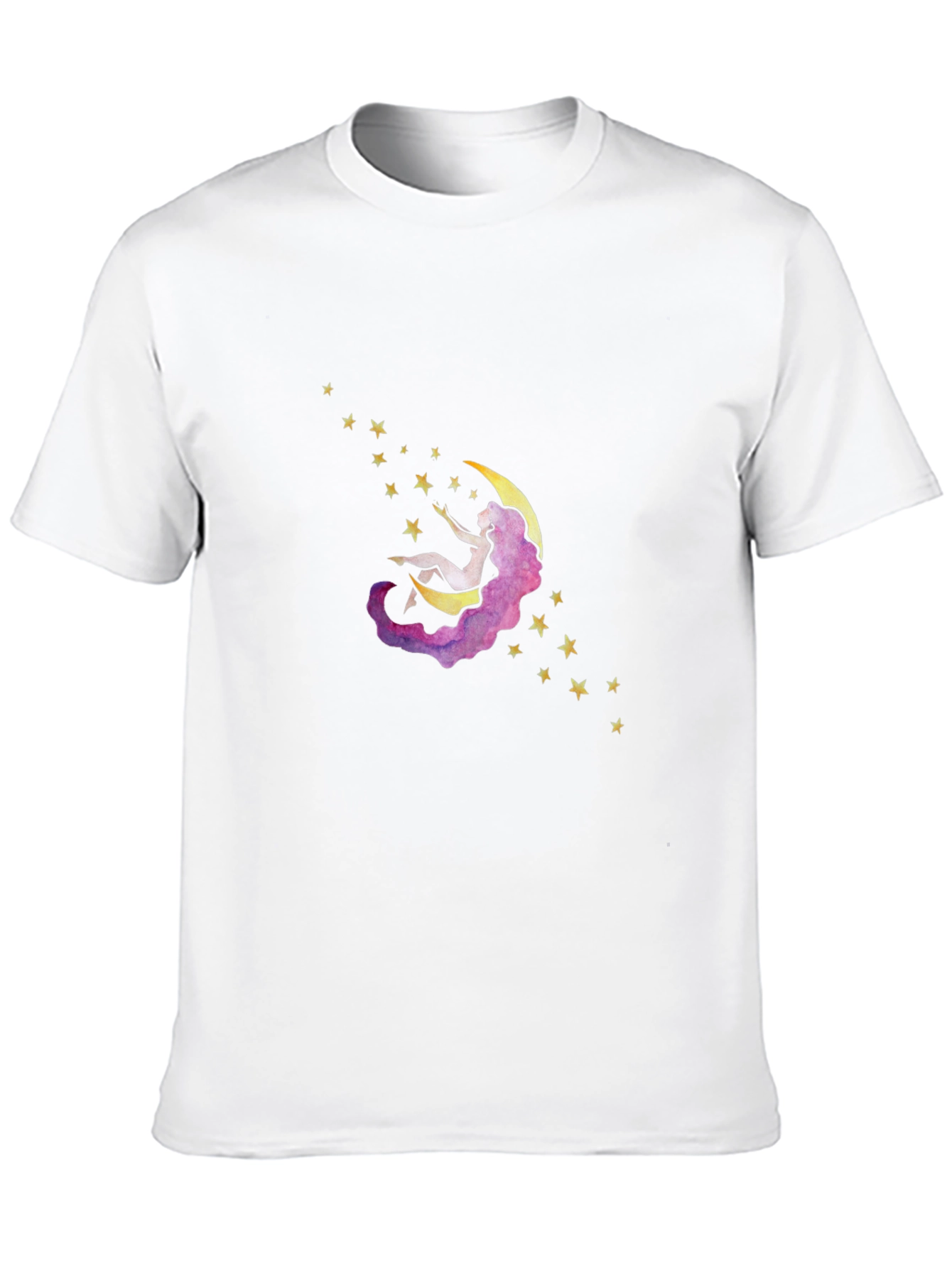 Moon Dreamer T-Shirt - Black Cotton