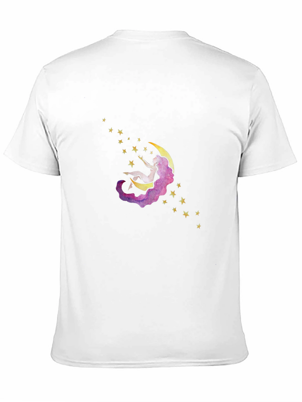 Moon Dreamer T-Shirt - Black Cotton