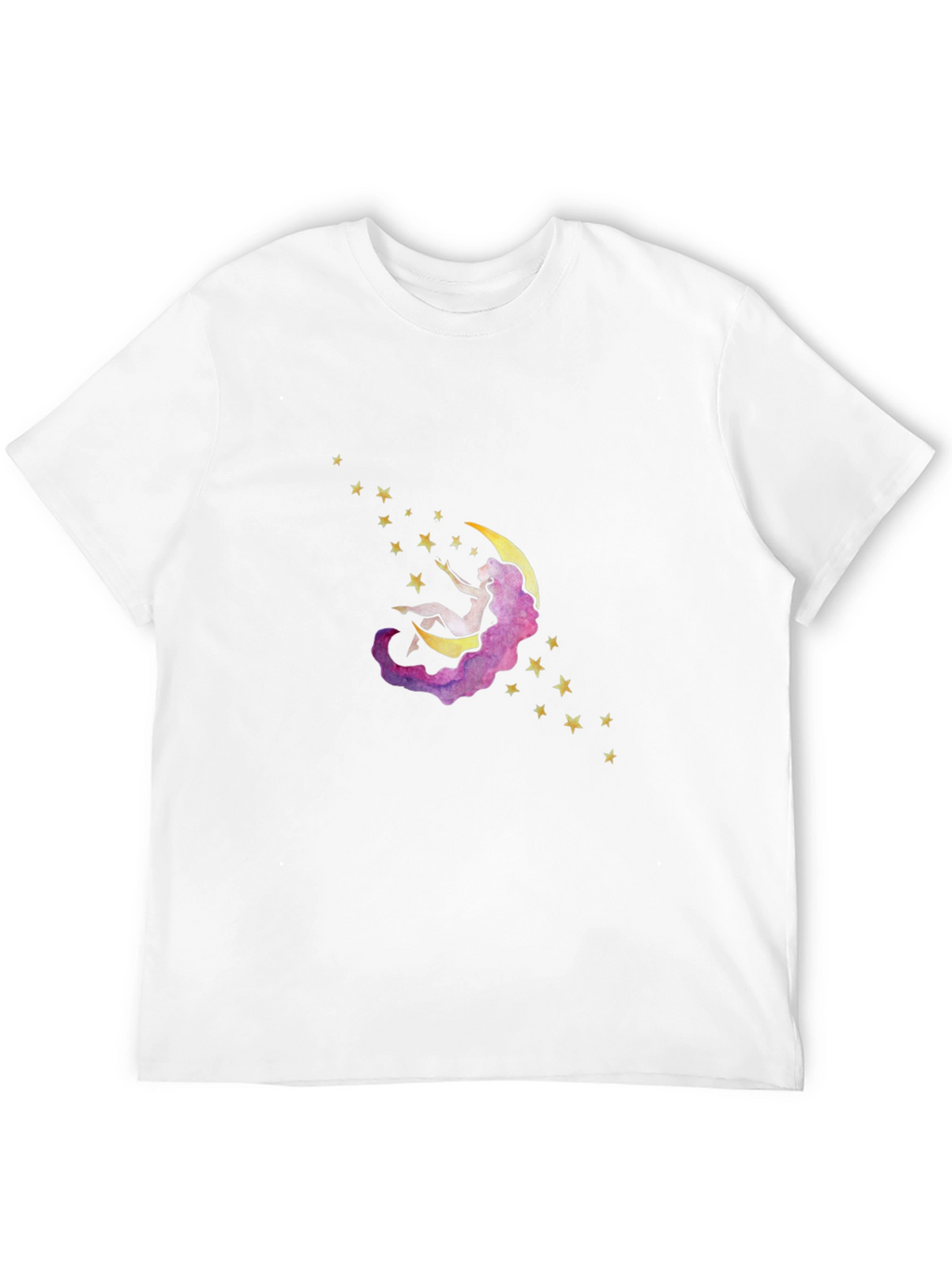 Moon Dreamer T-Shirt - Black Cotton