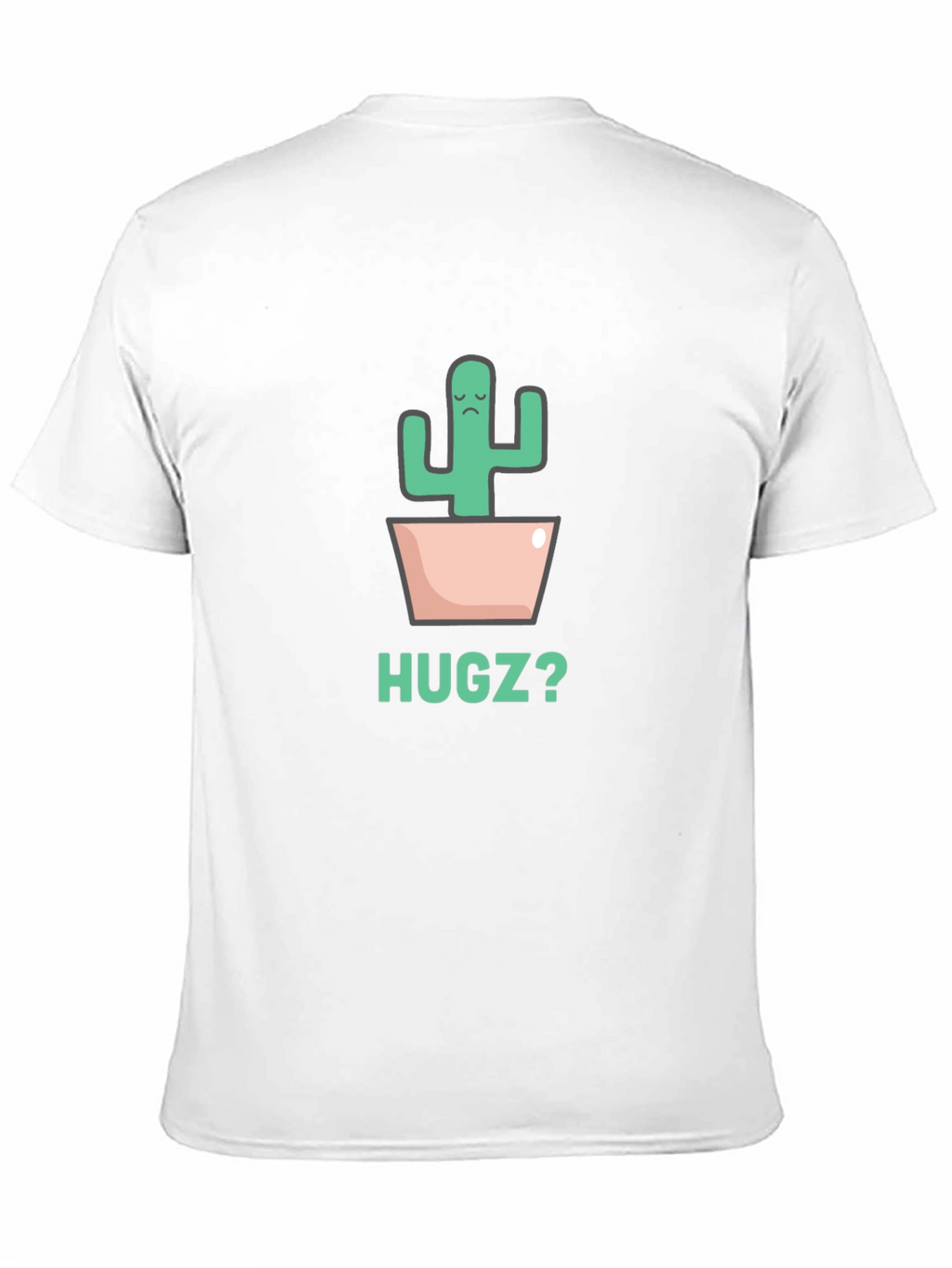 Sad Cactus Hugz? Black Graphic Tee