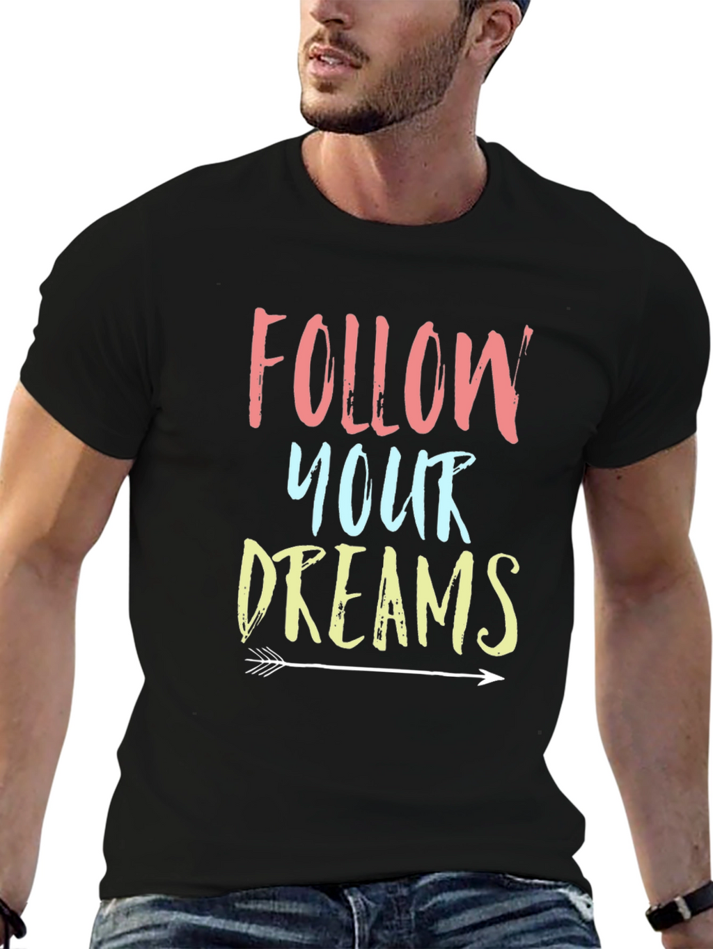 Follow Your Dreams Graphic Tee Shirt