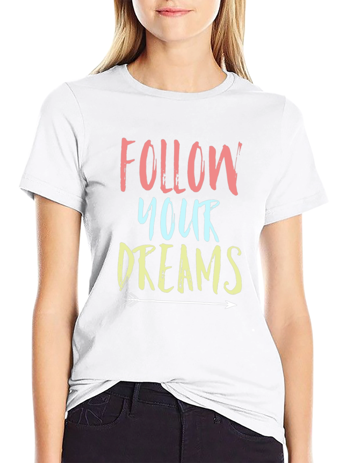 Follow Your Dreams Graphic Tee Shirt