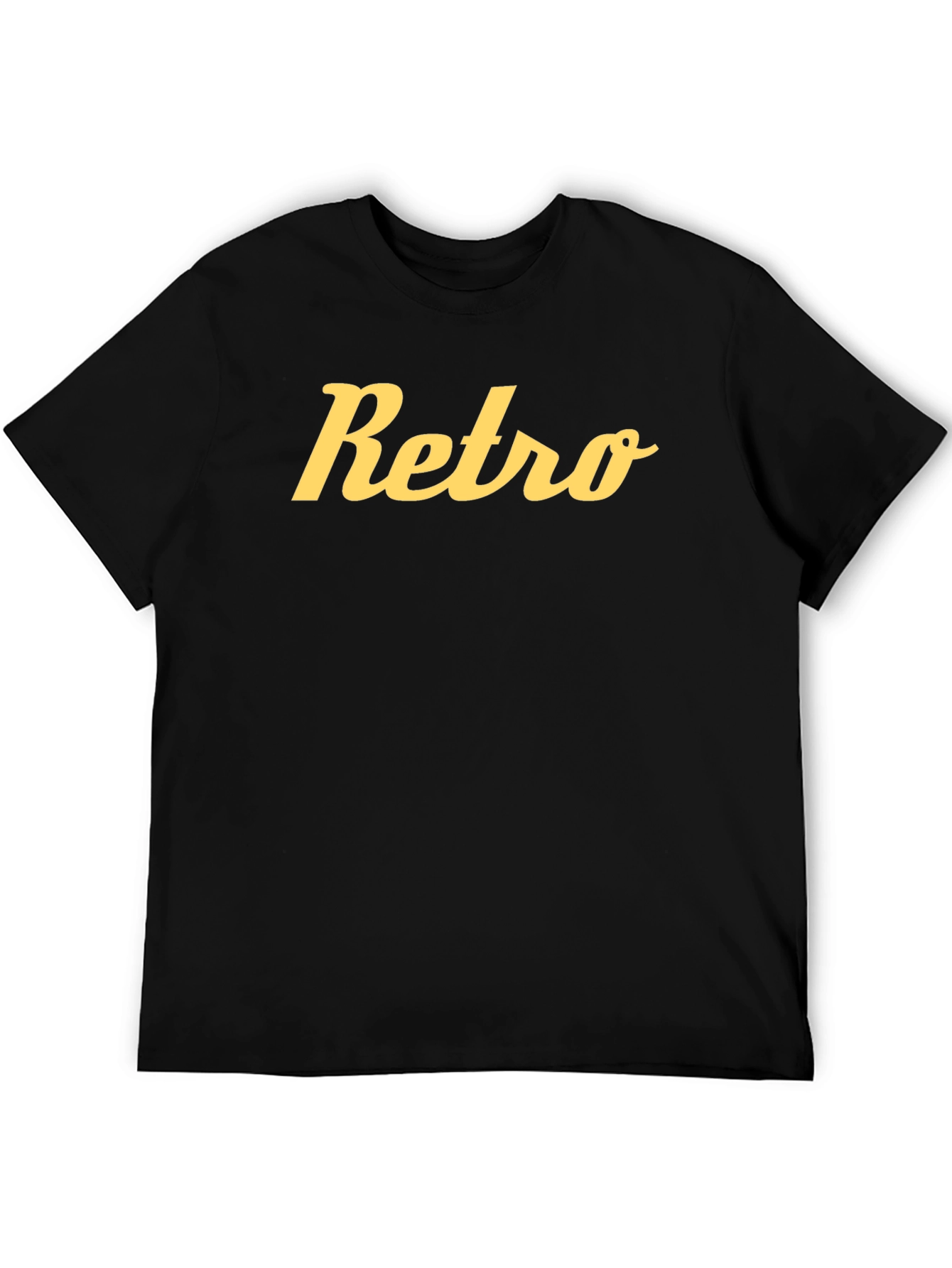 Retro Script Graphic Tee - Classic Style