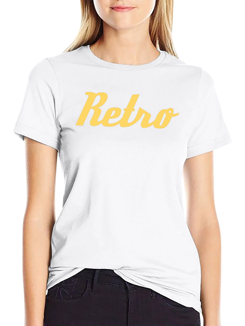 Retro Script Graphic Tee - Classic Style