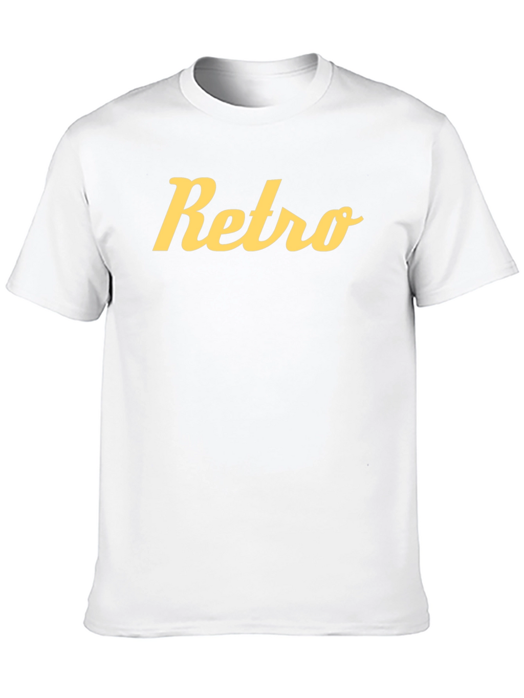 Retro Script Graphic Tee - Classic Style