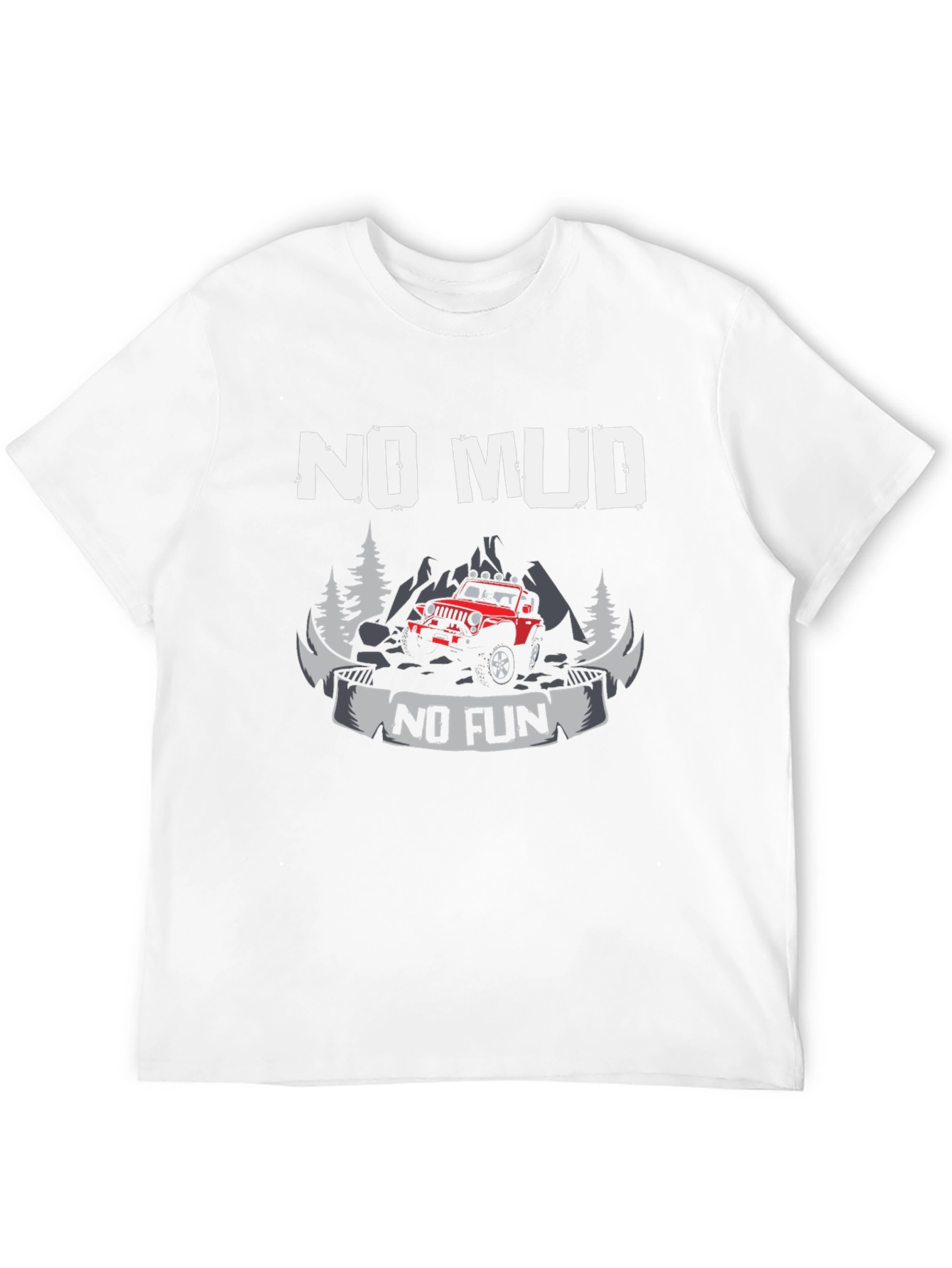 No Mud No Fun Black T-Shirt