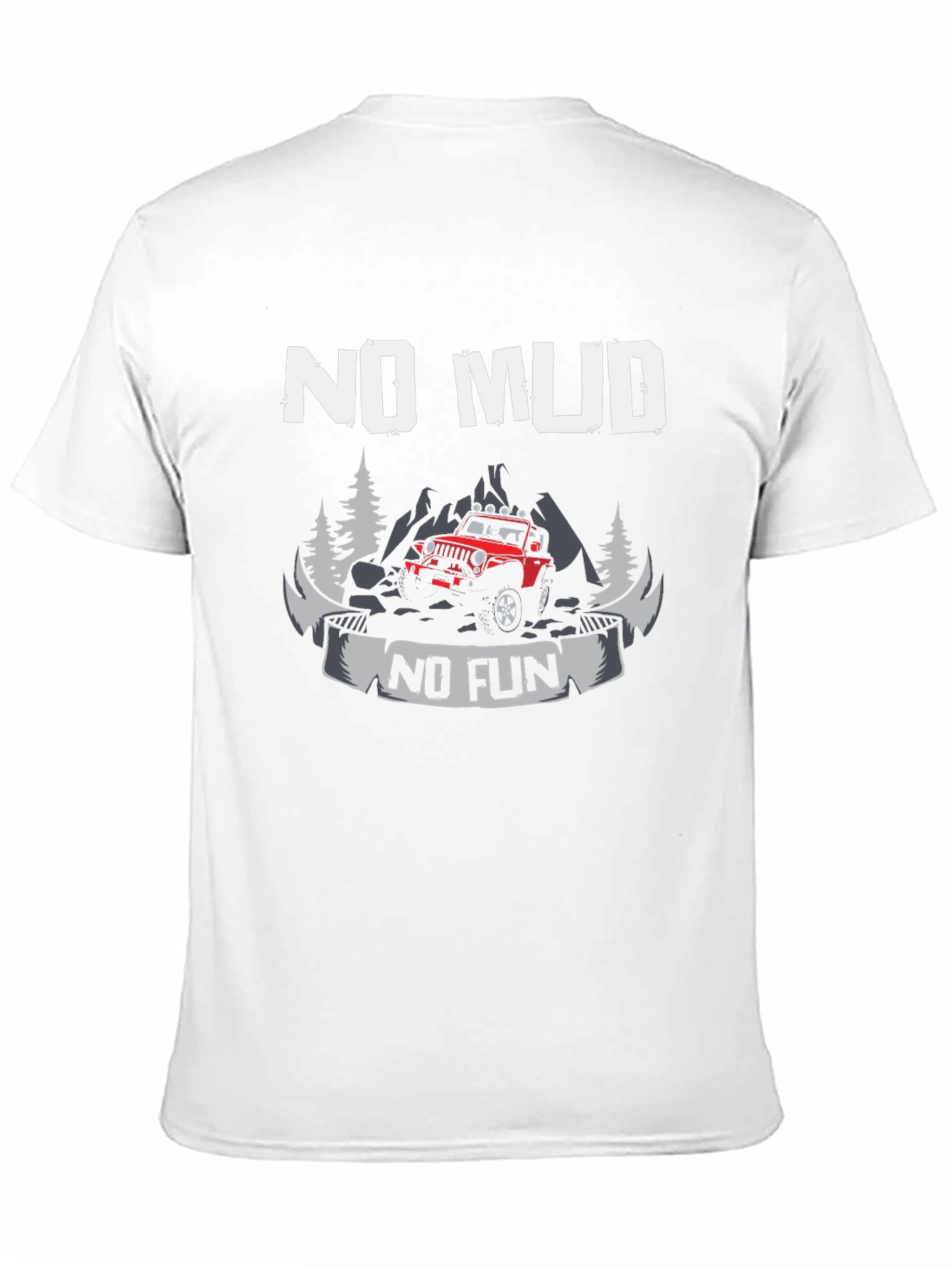 No Mud No Fun Black T-Shirt