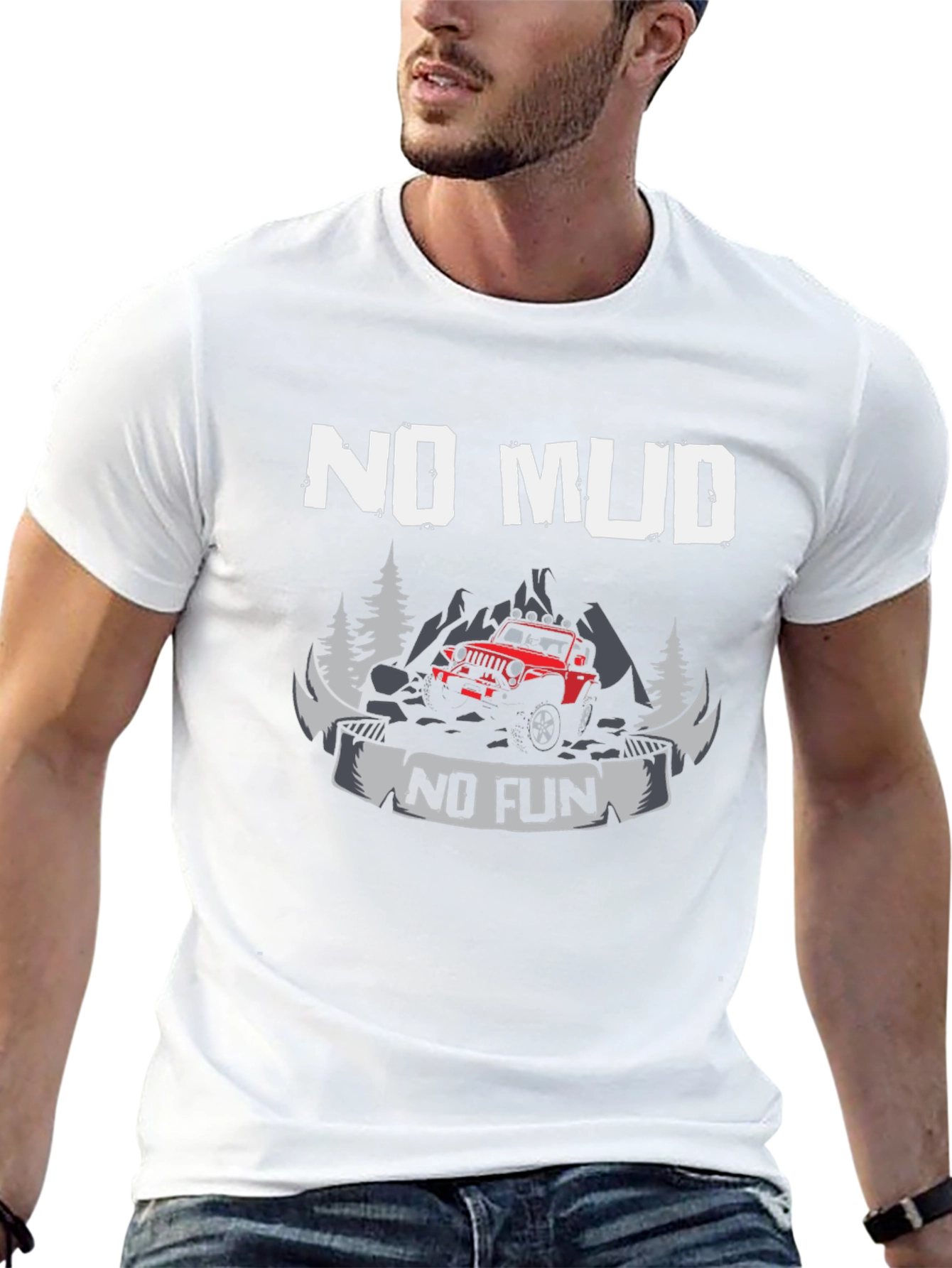 No Mud No Fun Black T-Shirt
