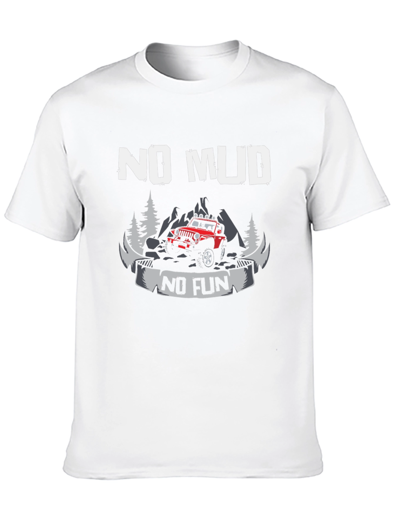 No Mud No Fun Black T-Shirt