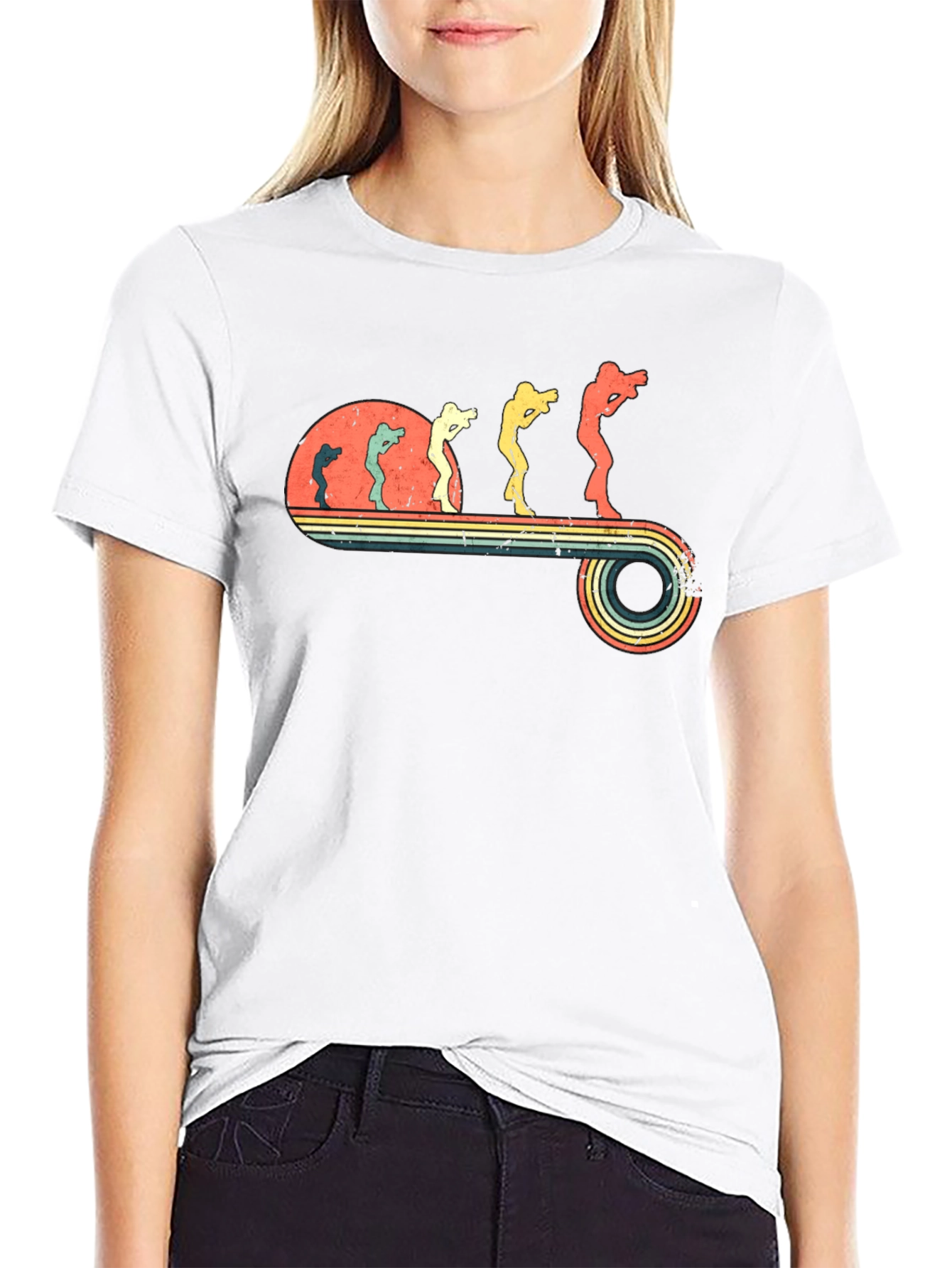 Photographer Evolution Retro T-Shirt
