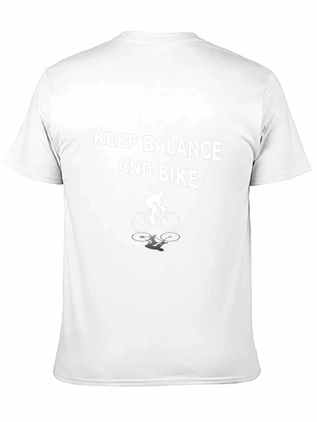 Keep Balance and Bike Black T-Shirt