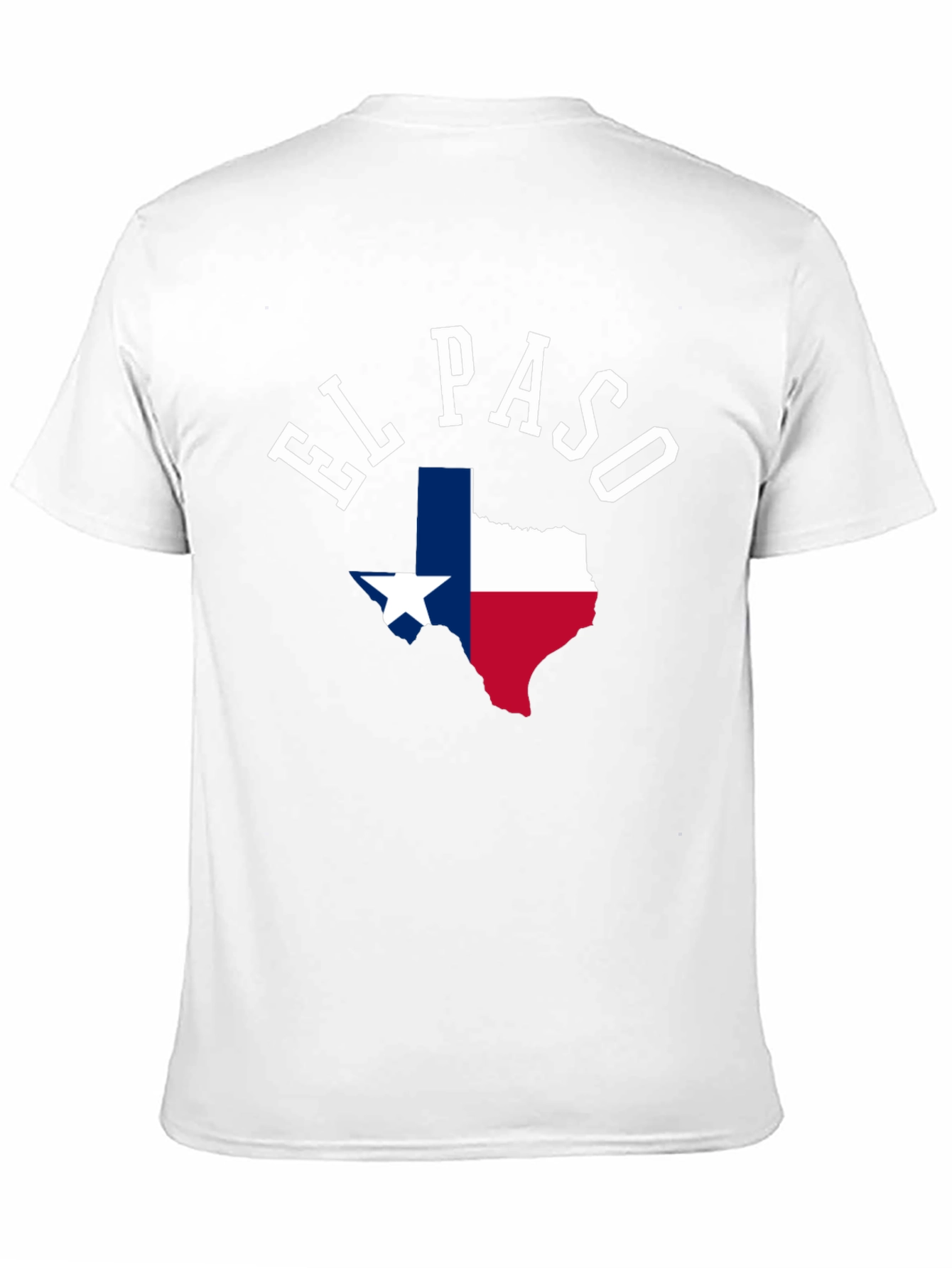 El Paso Texas State Flag Graphic T-Shirt