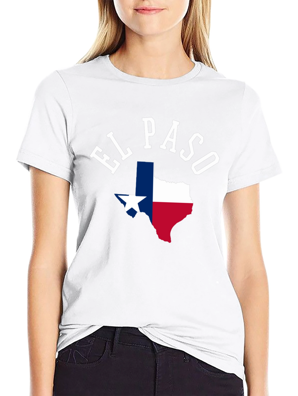El Paso Texas State Flag Graphic T-Shirt