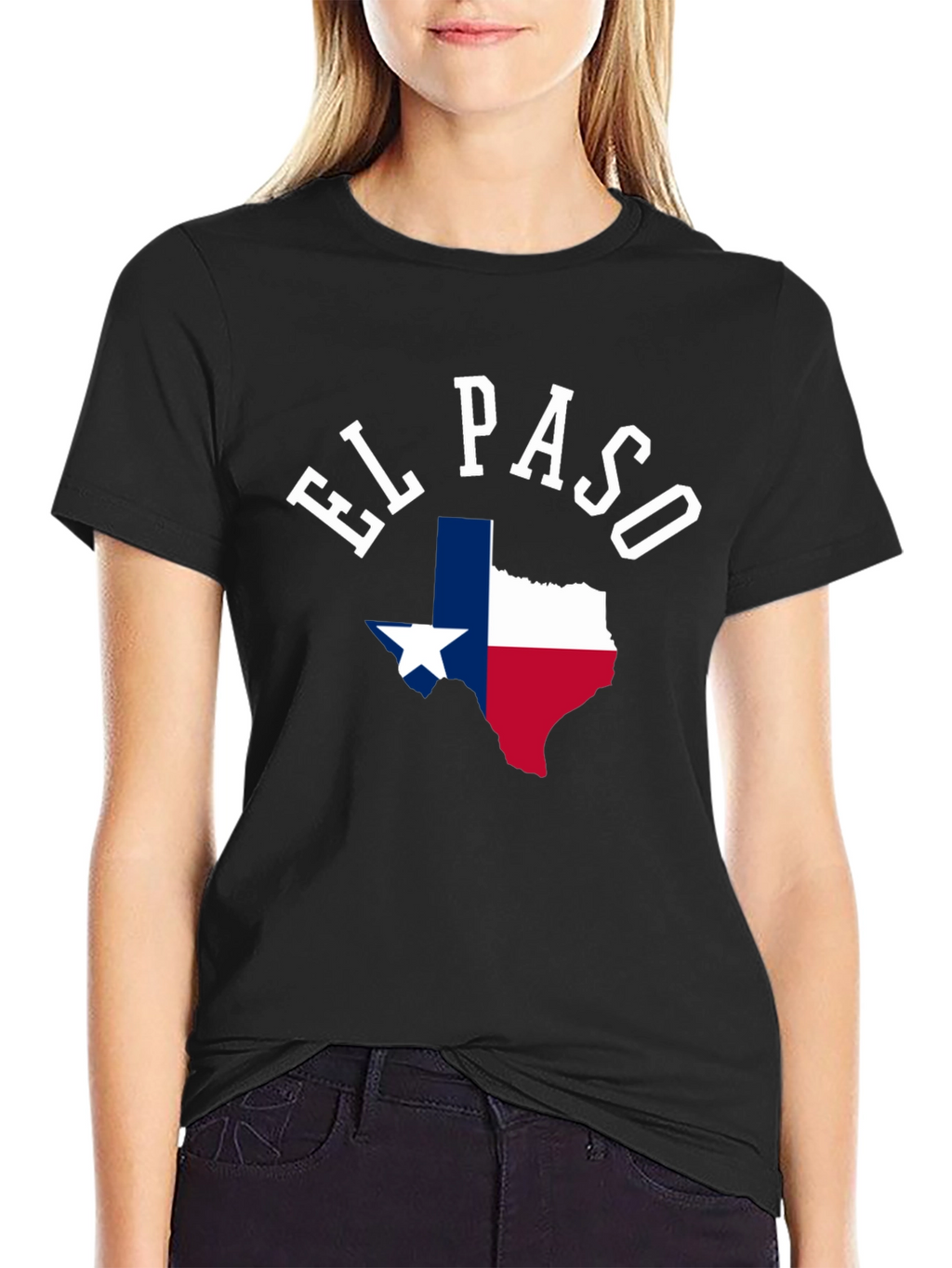 El Paso Texas State Flag Graphic T-Shirt