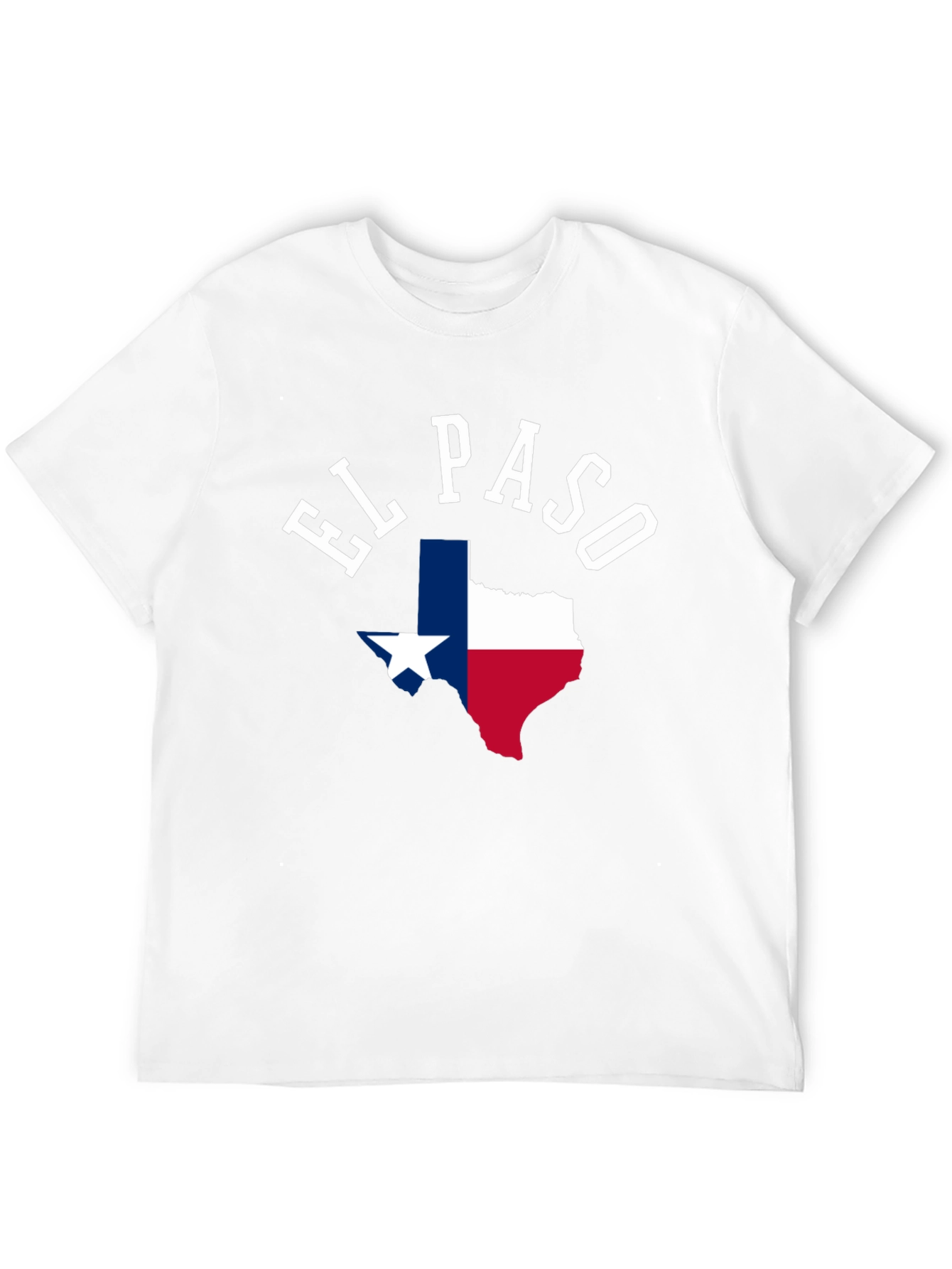 El Paso Texas State Flag Graphic T-Shirt