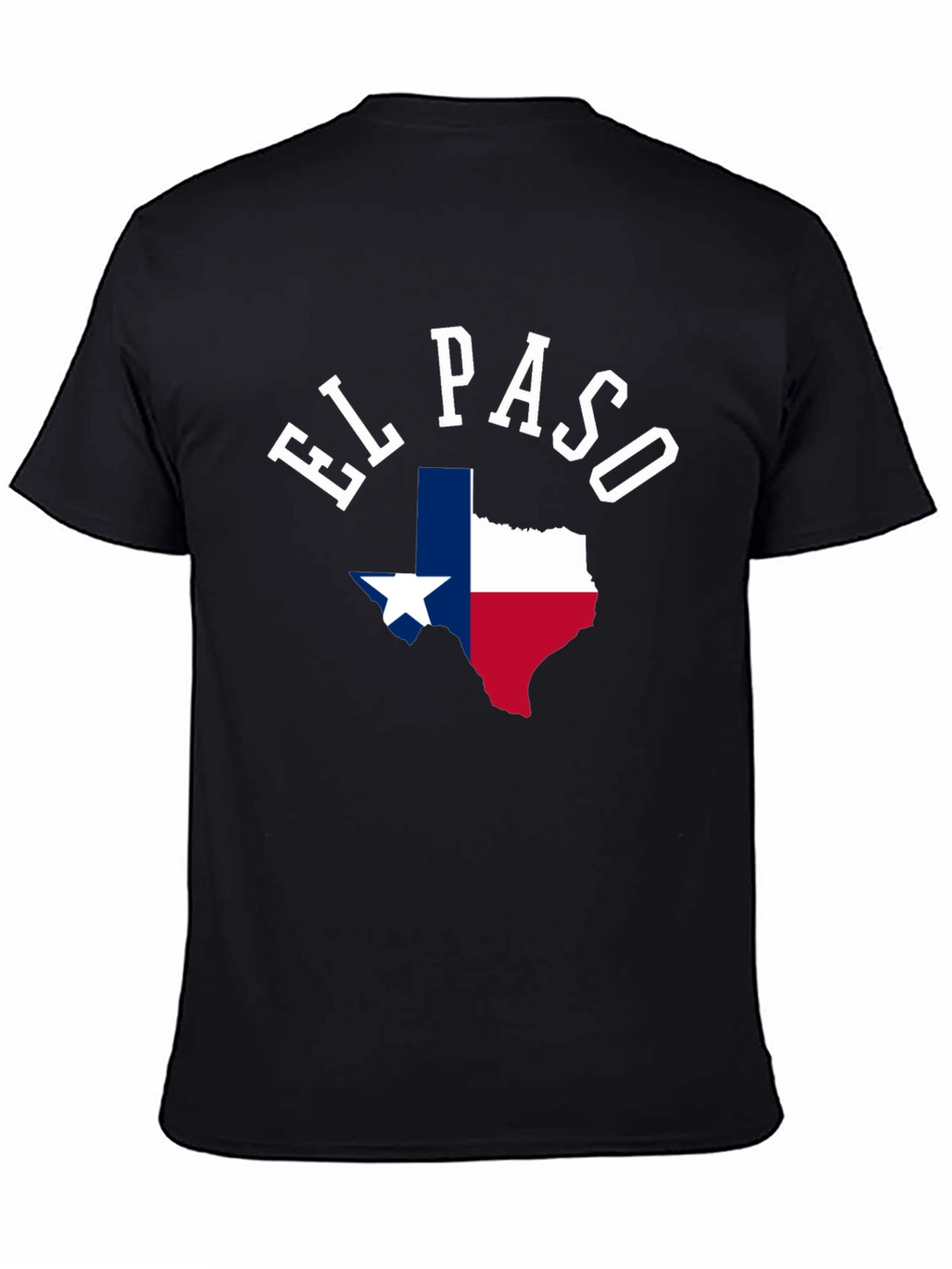 El Paso Texas State Flag Graphic T-Shirt