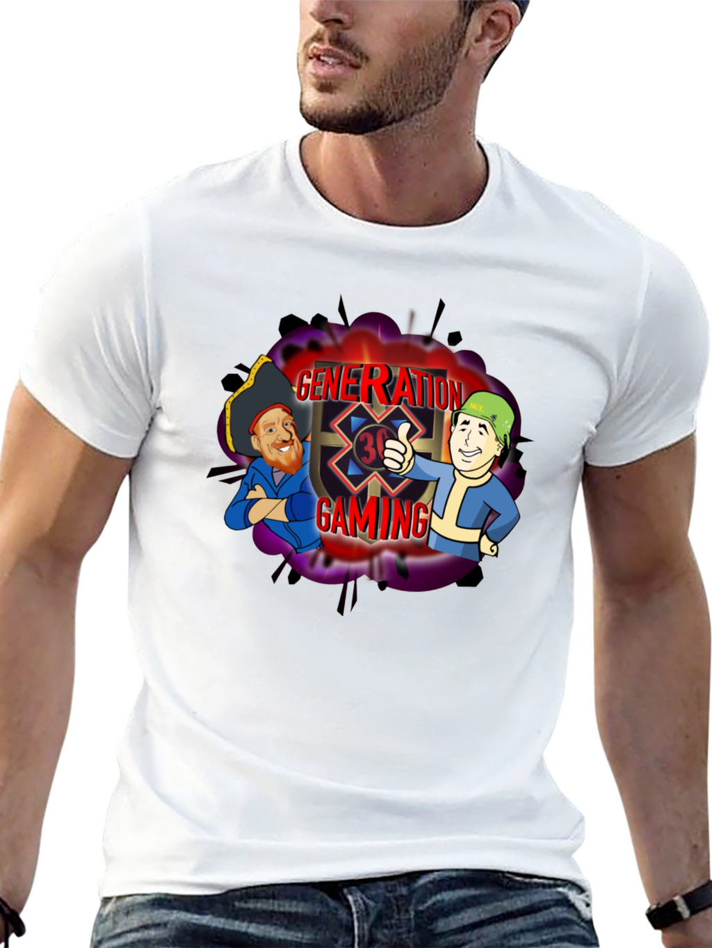 Generation Gaming Black Graphic Tee
