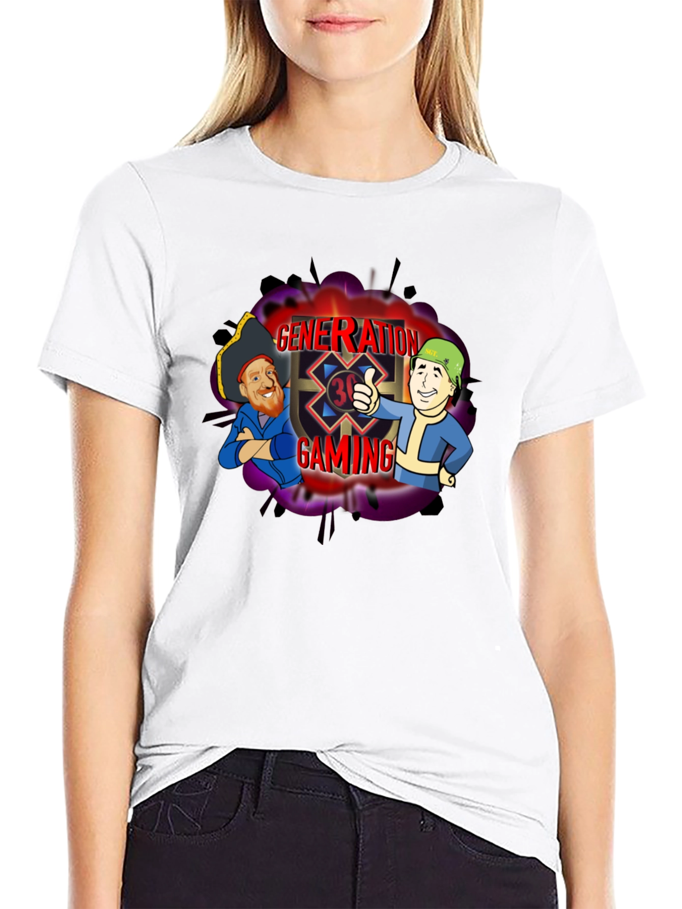 Generation Gaming Black Graphic Tee