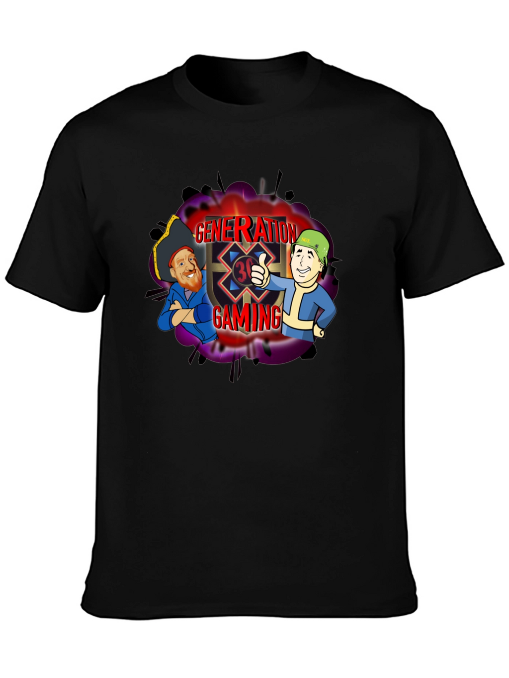 Generation Gaming Black Graphic Tee