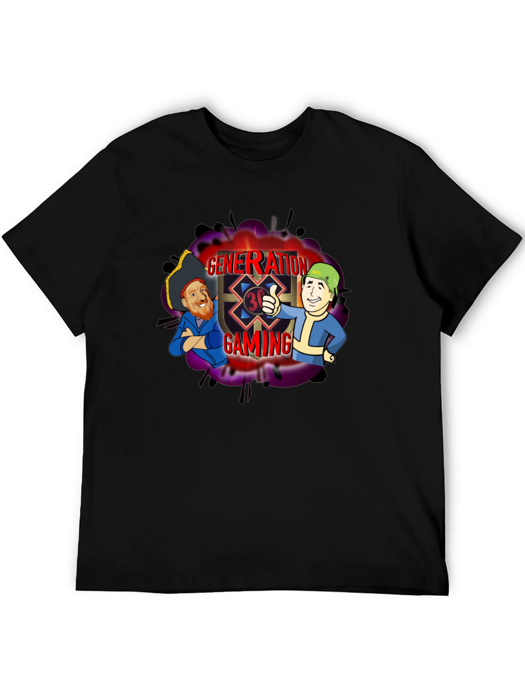 Generation Gaming Black Graphic Tee