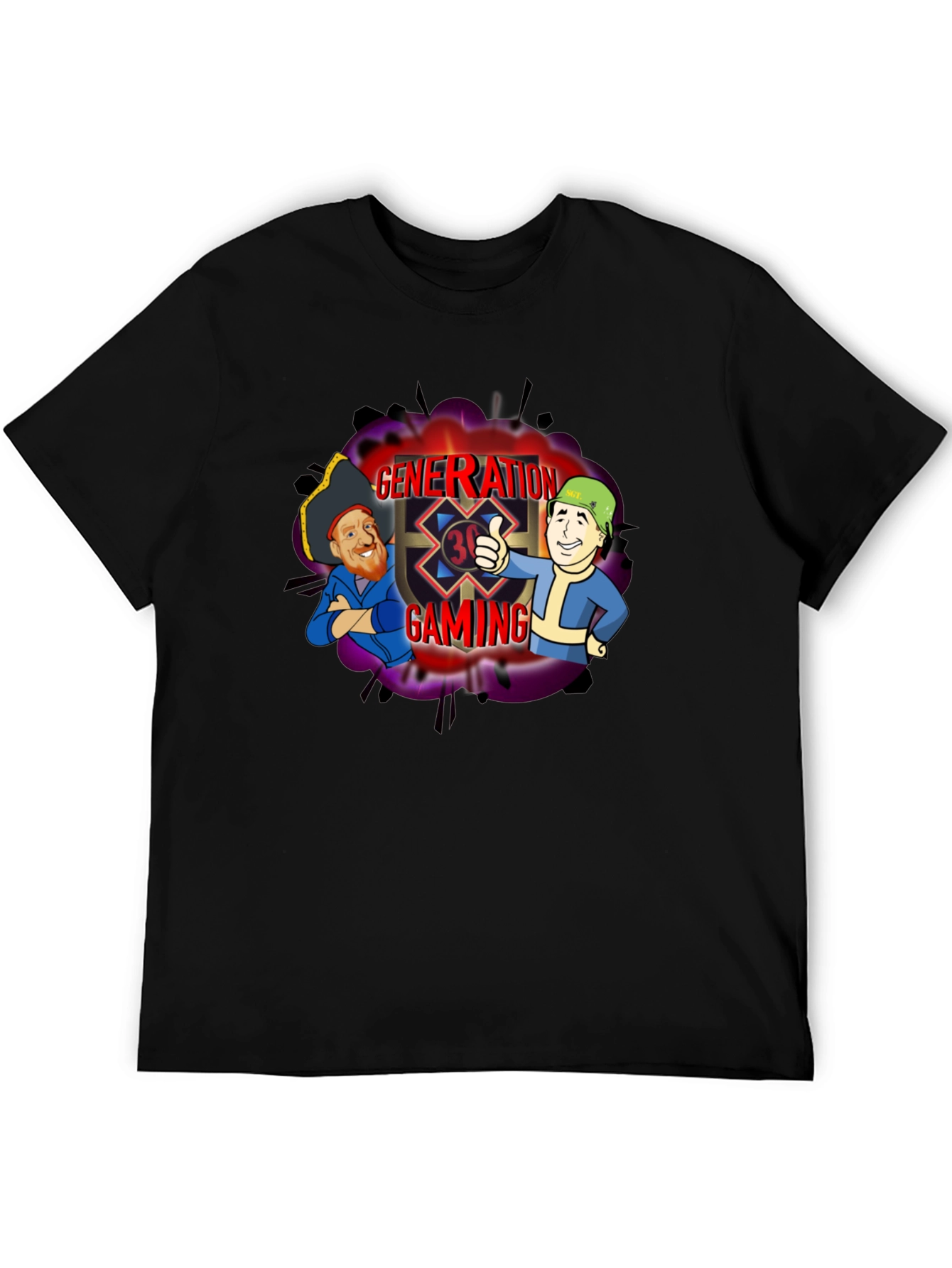 Generation Gaming Black Graphic Tee