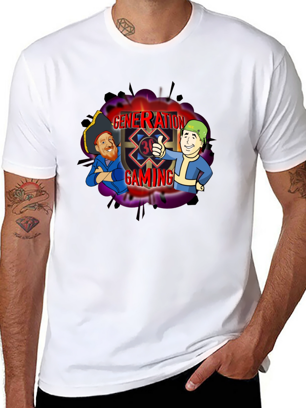 Generation Gaming Black Graphic Tee