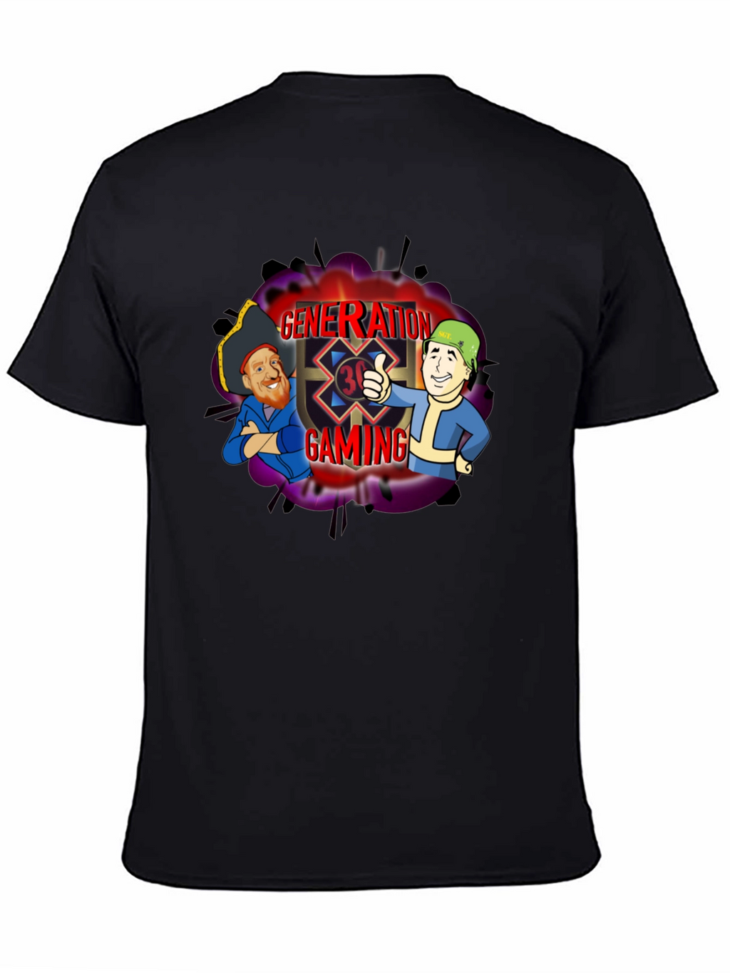 Generation Gaming Black Graphic Tee