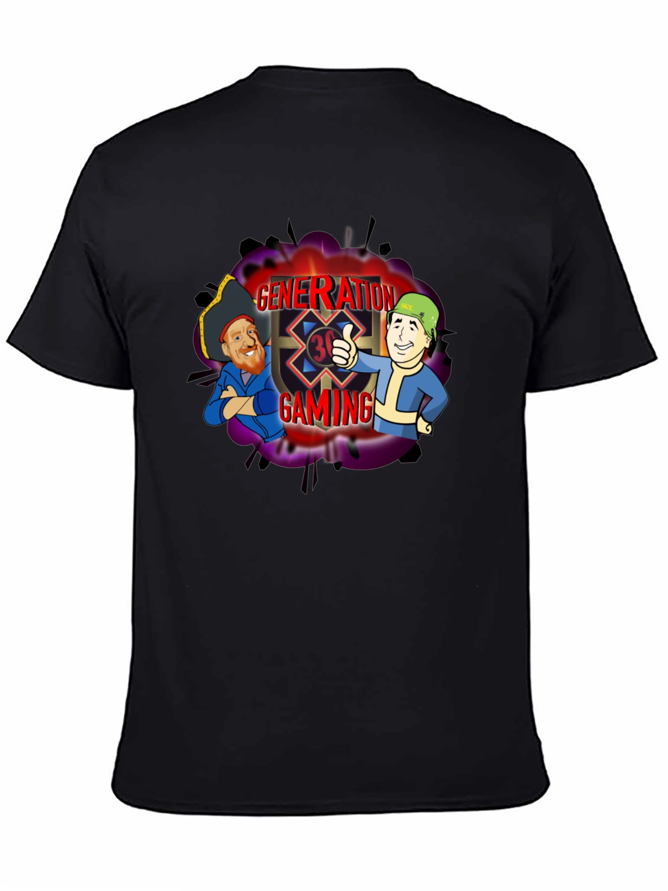 Generation Gaming Black Graphic Tee