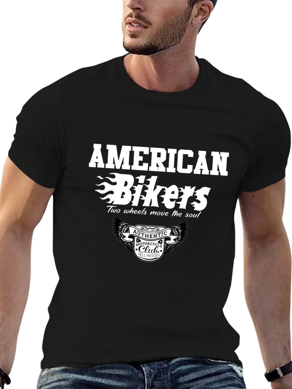 American Bikers Graphic T-Shirt