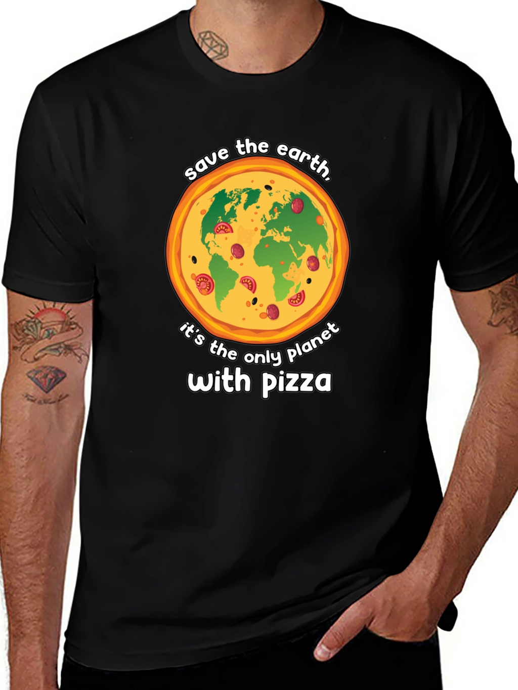 Save the Earth Pizza Planet Graphic Tee