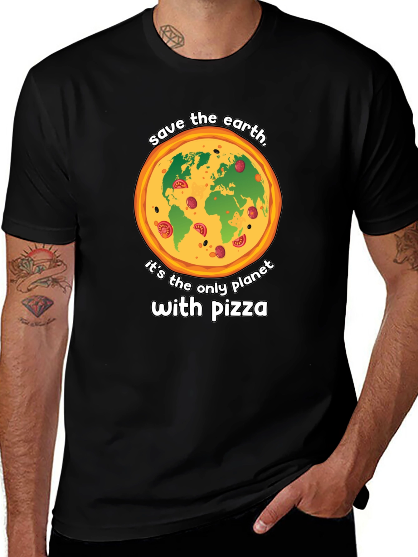 Save the Earth Pizza Planet Graphic Tee