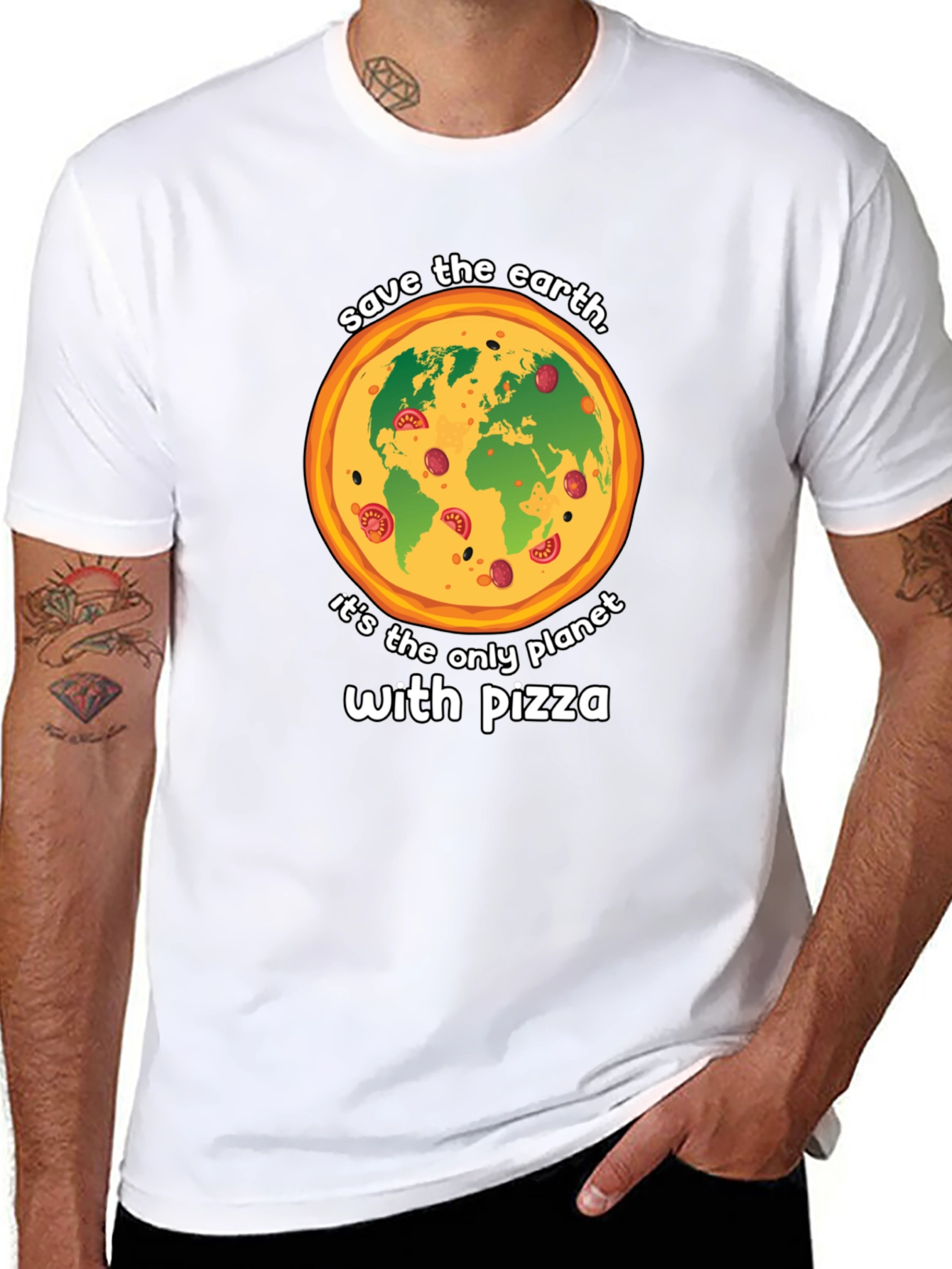 Save the Earth Pizza Planet Graphic Tee