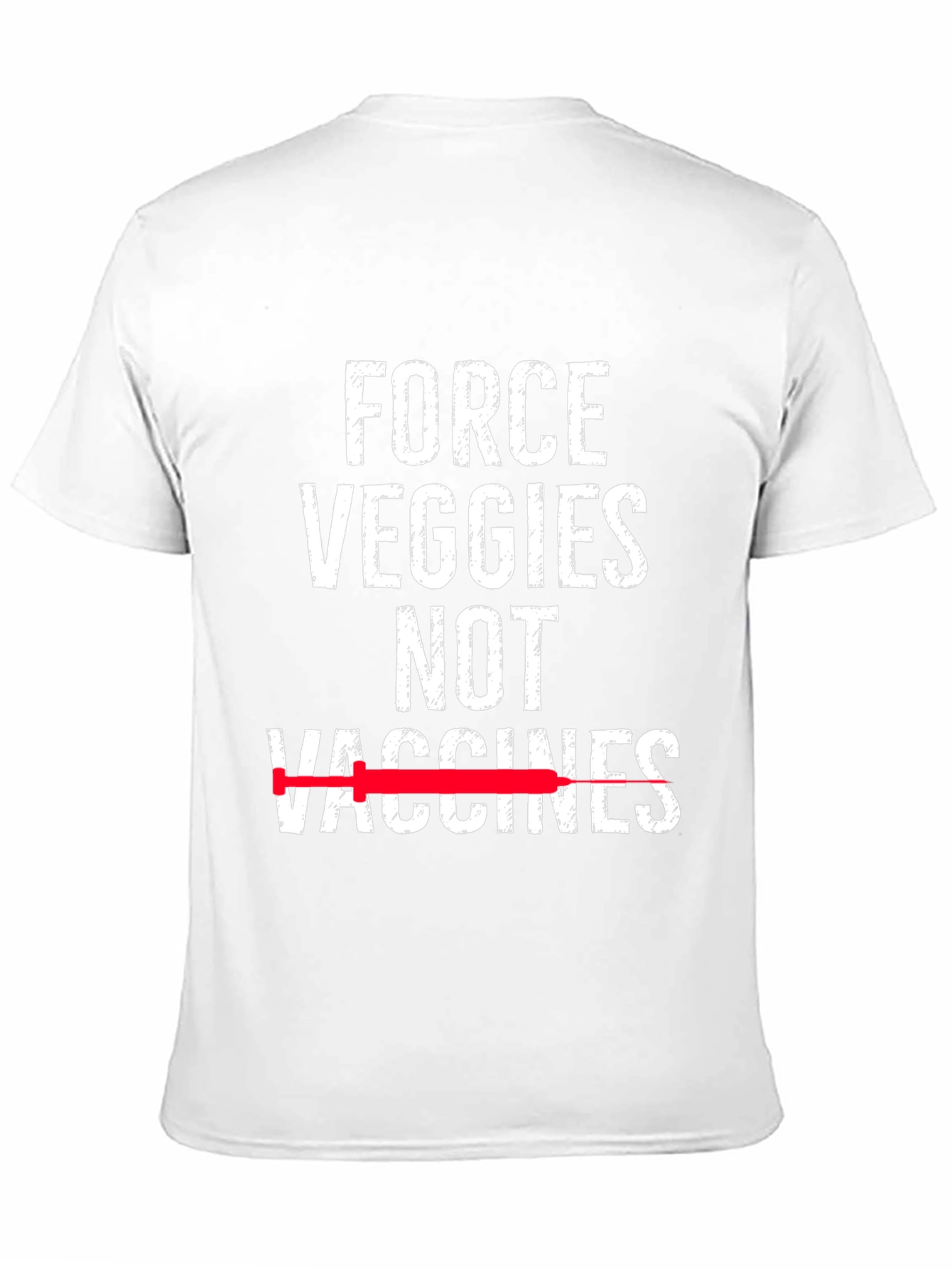 Force Veggies Not Vaccines Graphic Tee