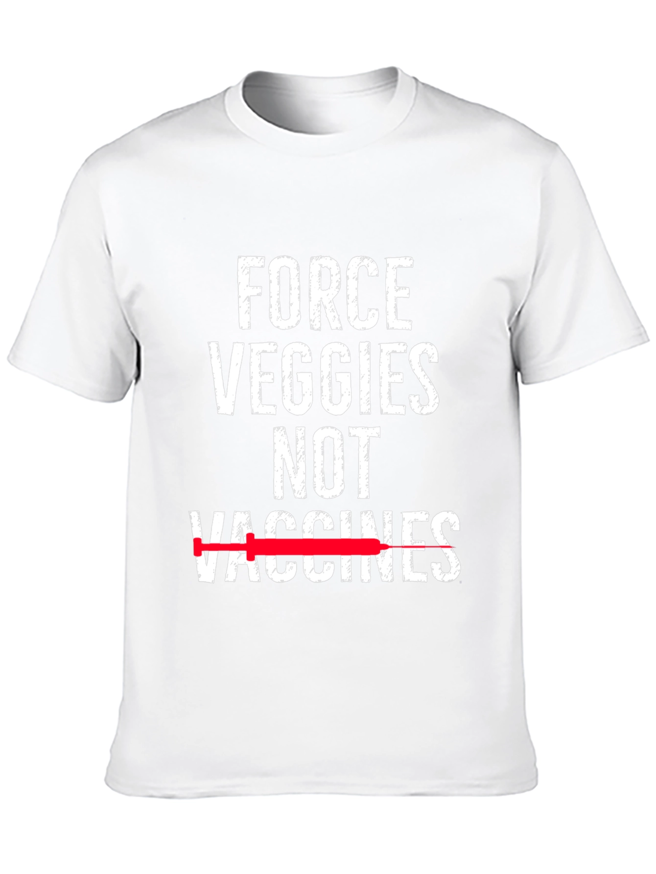 Force Veggies Not Vaccines Graphic Tee