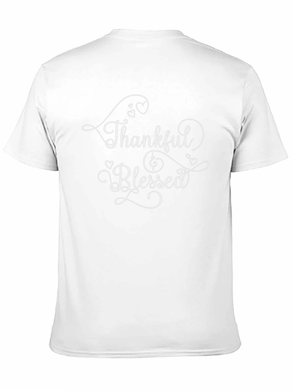 Thankful & Blessed Graphic Tee - Black