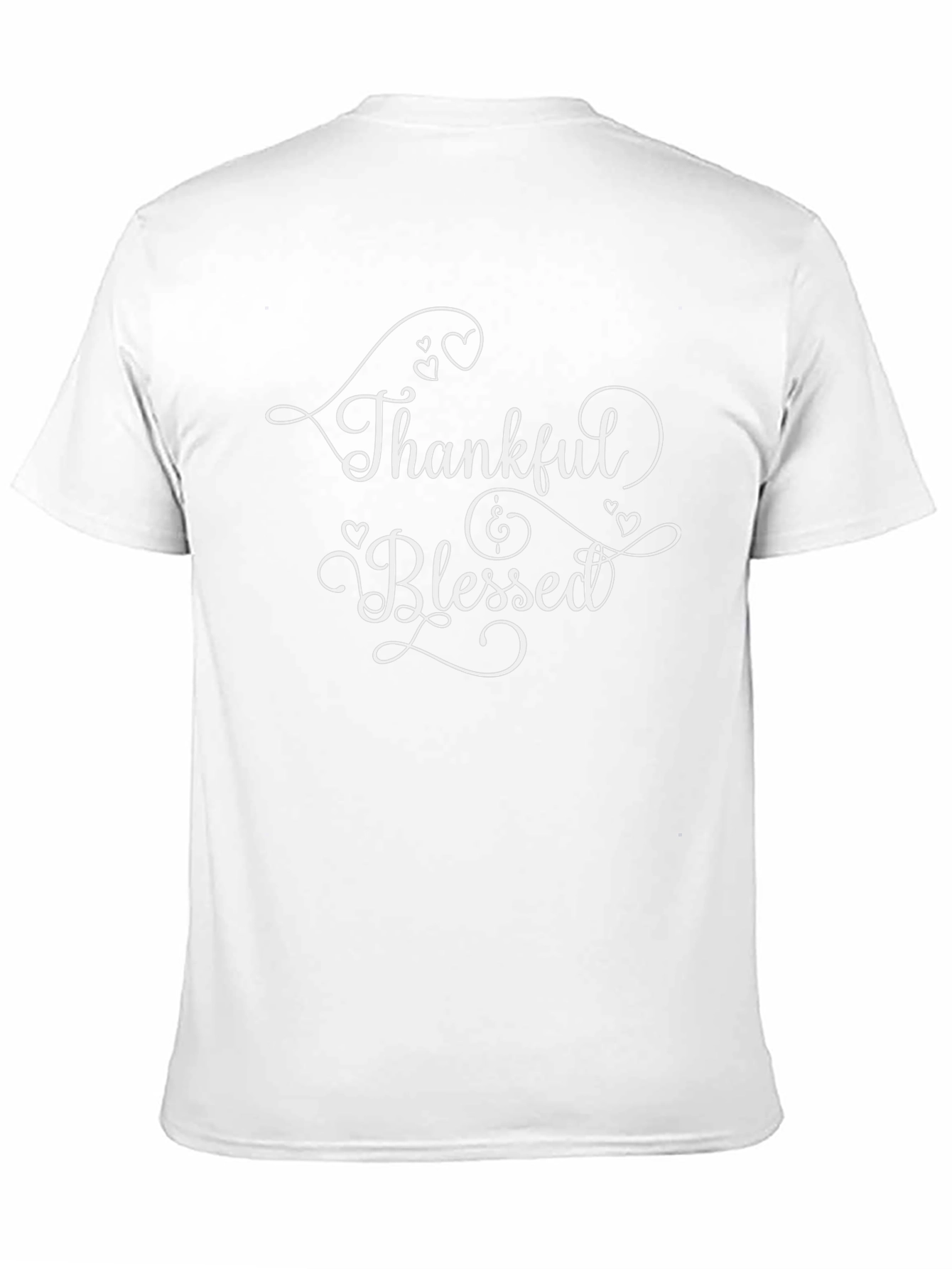 Thankful & Blessed Graphic Tee - Black