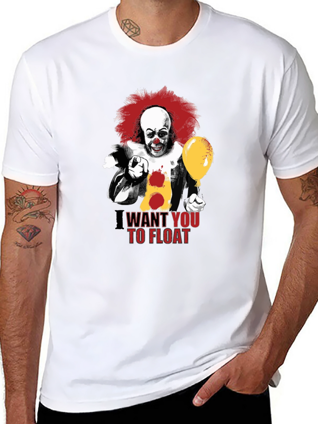IT Clown I Want You To Float Graphic Tee