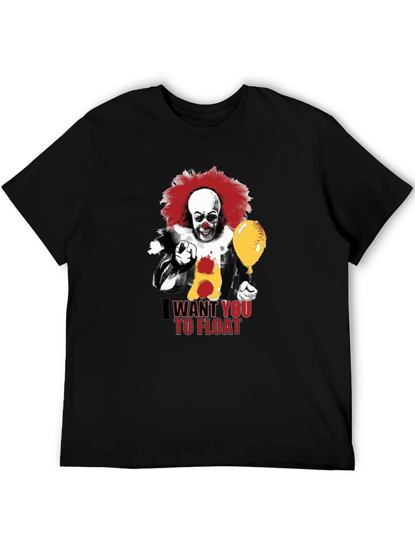 IT Clown I Want You To Float Graphic Tee